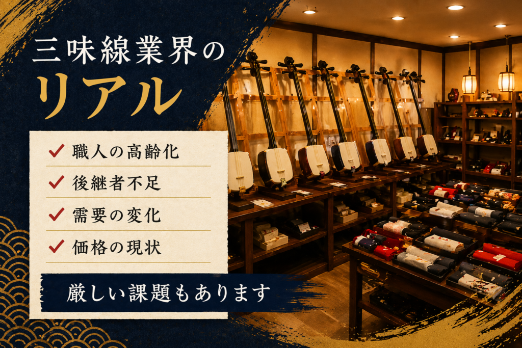 三味線業界のリアル